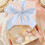 Fita de chiffon amassada com glitter e cetim, 25 mm x 10 m 6