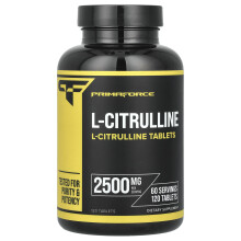 Primaforce, L-Citrulline, 2,500 mg, 120 tabletti (1,250 mg per Tabletti)