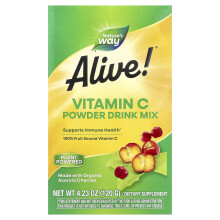 Nature's Way, Alive! Vitamin C Powder Drink Mix, 4.23 oz (120 g)