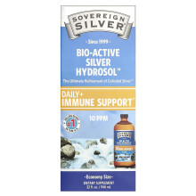 Sovereign Silver, Bioaktivt Silverhydrosol, 10 ppm, 32 fl oz (946 ml)