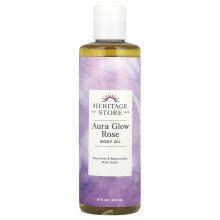 Heritage Store, Aceite Corporal Aura Glow, Rosa, 8 fl oz (237 ml)