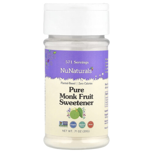 NuNaturals, Pure Μονοφρούτο Γλυκαντικό, 0.71 oz (20 g)