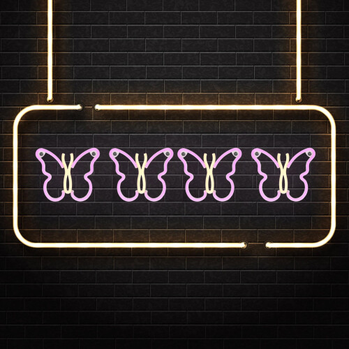 Butterfly LED String Lights for Home Decor, 23x20CM Butterfly Shaped Decorative Lighting 1