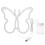 Butterfly LED String Lights for Home Decor, 23x20CM Butterfly Shaped Decorative Lighting 8