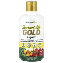 NaturesPlus, Source of Life Gold Liquid, tropische Frucht, 30 fl oz (900 ml)