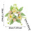 Påskeegglysestake med blomsterdesign 3