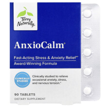 Terry Naturally, AnxioCalm, 90 Tabletter