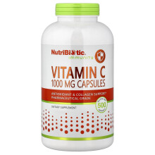 NutriBiotic, Immunitetti, Vitamiini C, 1 000 mg, 500 Pillereitä
