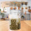 750 ml plastic graanbewaarpot met sluitklem 8