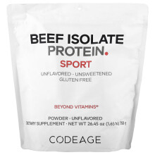 Codeage, Proteina di Carne Isolata Senza Sapore, 1.65 lbs (750 g)