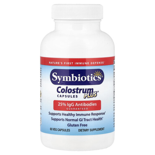 Symbiotics, Kolostrum Plus, 60 Veg Kapsułek