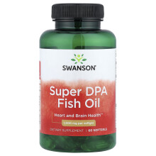 Swanson, Super DPA Fischöl, 1.000 mg, 60 Weichgelatine