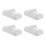 Plastic Fence Support Feet for Pet Gate 6 pcs 5