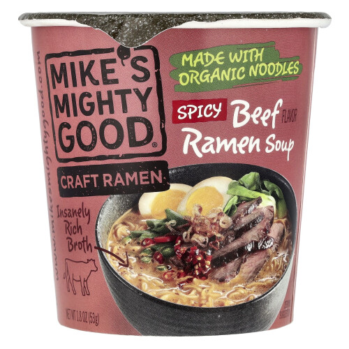 Mike's Mighty Good, Εργαστήριο Ραμέν, Ραμέν Σουπ με Γεύση Γαλοπούλας, 1.8 oz (53 g)