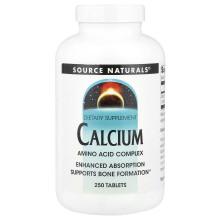 Source Naturals, Calciu, 200 mg, 250 Tablete