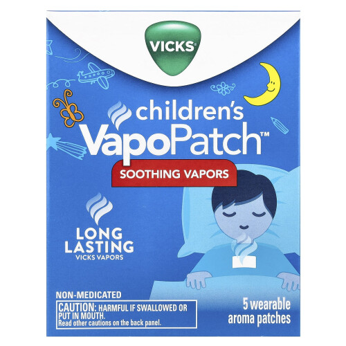Vicks Vicks, Barnets VapoPatch, 5 Bärande Aroma Patchar