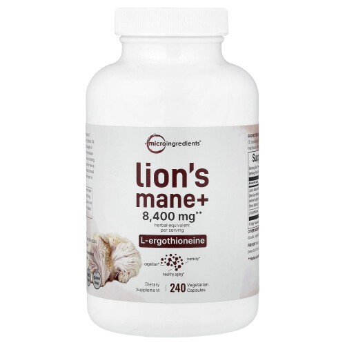 Micro Ingrediente, Măciucă + L-Ergotioină, 240 Capsule vegetariene
