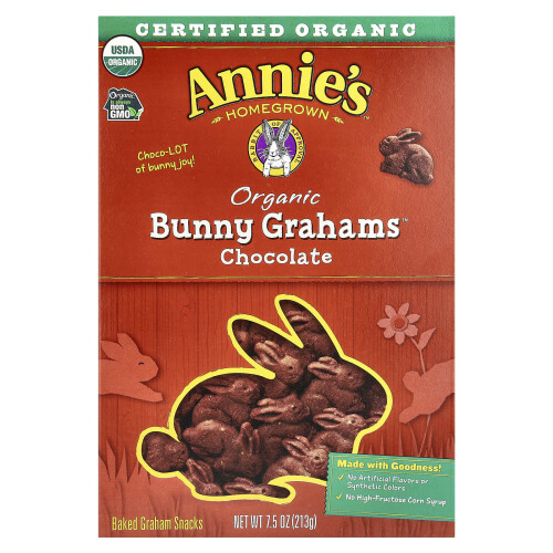 Annie's Homegrown, Οργανικό Ψωμί με Κουνέλι, Σοκολάτα, 7,5 oz (213 γρ)