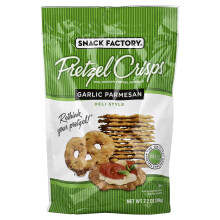 Snack Factory, Pretzel Crisps, Parmigiano Aglio, Stile Delicatessen, 7.2 oz (204 g)