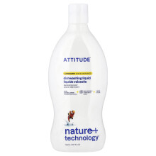 ATTITUDE, Λύχνος Πλύσης Πιάτων, Σκορδαλί, 23,7 fl oz (700 ml)