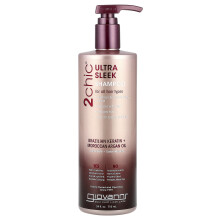Giovanni, 2chic, Ultra-Sleek Shampoo, För Alla Hårtyper, Brasilisk Keratin + Marockansk Arganolja, 24 fl oz (710 ml)