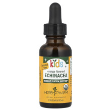 Herb Pharm, Echinácea para Crianças, Sem Álcool, Laranja, 1 fl oz (30 ml)