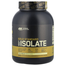 Optimum Nutrition, Gold Standard 100% Isolaat, Rijke Vanille, 2,91 lb (1,32 kg)