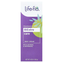 Creme de Cuidado Corporal BiEstro Care da Life-flo, Sem Fragrância, 4 oz (112 g)