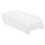 1Pcs White Plastic PP Dish Drying Rack Rectangular for Tableware Draining Holder 8