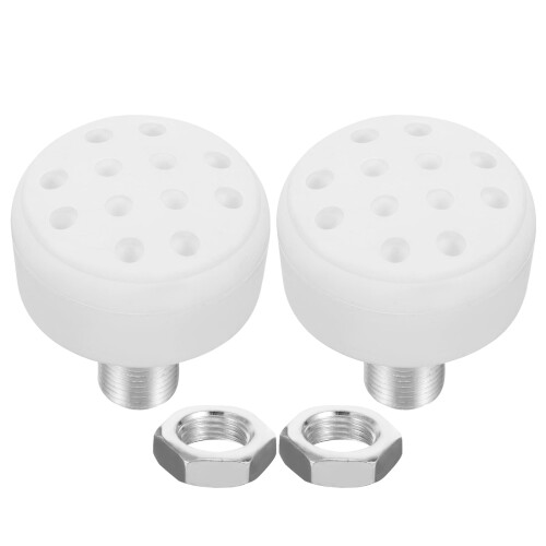 Fermapunta per pattini a rotelle – Gomma e metallo, 5 cm, confezione da 2 2