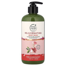 Petal Fresh, Zachtende Bad- & Douche Gel, Roos & Honeysuckle, 16 fl oz (475 ml)