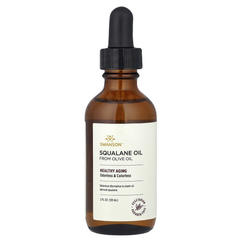 Swanson, Οργανική Σκουαλάνη Ελαίω, 2 fl oz (59 ml)