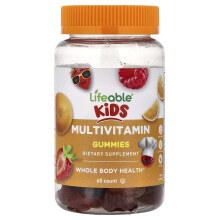 Lifeable, Kids Multivitamin Gummies, Fruit, 60 Gummies