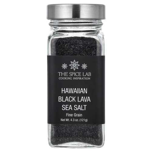 The Spice Lab, Χαβανέζικη Μαύρη Λάβα Θάλασσα Αλάτι, Φίνις Γρανοσόμα, 4.3 oz (121 g)