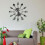 Kitchen Wall Clock Wall Wall Sticker room and home Decoration White 2