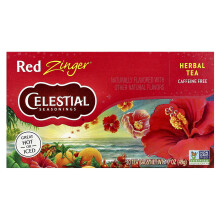 Celestial Seasonings, Tè Eroico, Red ZingerÆ, Senza Caffè, 20 Bustine, 1,7 oz (49 g)