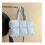 Τσάντα Puffer Tote για γυναίκες, μεγάλη καπιτονέ τσάντα Puffy ελαφριά τσάντα Satchel για 8