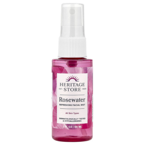 Heritage Store, Ροζάτο, Αναζωογονητική Facial Μύξη, 2 fl oz (59 ml)