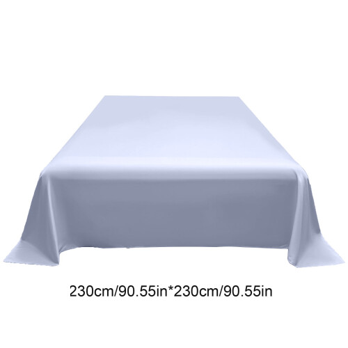 Queen Size Silk-Like Flat Sheet - Soft, Cooling & 2