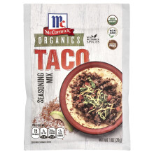 McCormick, Organische Seizoensmix voor Taco's, 1 oz (28 g)