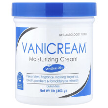 Vanicream, Hydraterende Creme, Voor Droge, Irriteerde of Gevoelige Huid, 1 lb (453 g)
