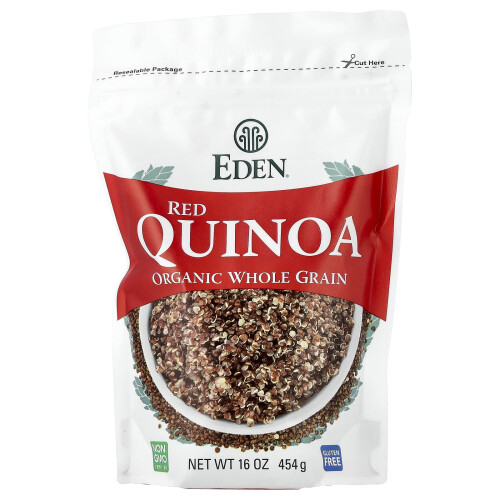 Eden Foods, Οργανική Πλήρης Γρανοσόμα, Κόκκινο Κουίνουα, 16 oz (454 g)