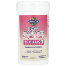 Garden of Life, RAW Probiotit Vaginal Care, 30 Kasvissyöjä Kapselia