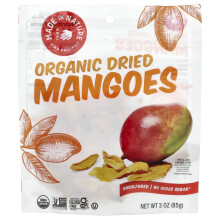 Made in Nature, Organické Suché Mango, Sour-Ripened & Unsulfured, 3 oz (85 g)