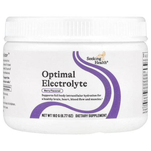 Seeking Health, Eletrolito Óptimo, Morango, 5.93 oz (168 g)