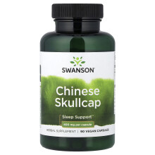Swanson, Kinesisk Hjärnkapa, 400 mg, 90 Kapslar