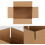Pacote com 50 caixas de papelão ondulado Kraft de 15 x 10 x 10 cm (6 x 4 x 4 polegadas), para envio e embalagem, na cor marrom. 4