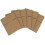 Pacote com 50 caixas de papelão ondulado Kraft de 15 x 10 x 10 cm (6 x 4 x 4 polegadas), para envio e embalagem, na cor marrom. 6