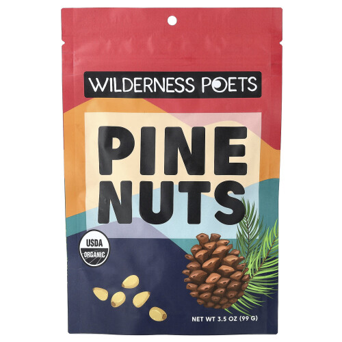 Wilderness Poets, Organic Pine Nuts, 3.5 oz (99 g)