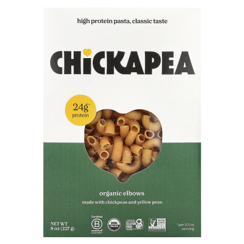 Chickapea, Οργανική Ελβέδες,  8 oz ( 227 g)